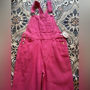 Pink Bib Overalls - NWT Women’s Medium